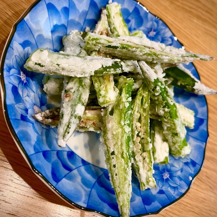 おつまみにも!さくさくオクラ